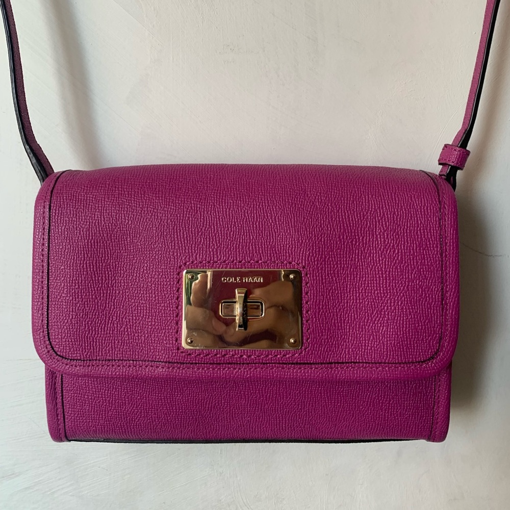 Cole Haan Crossbody Raspberry Bag